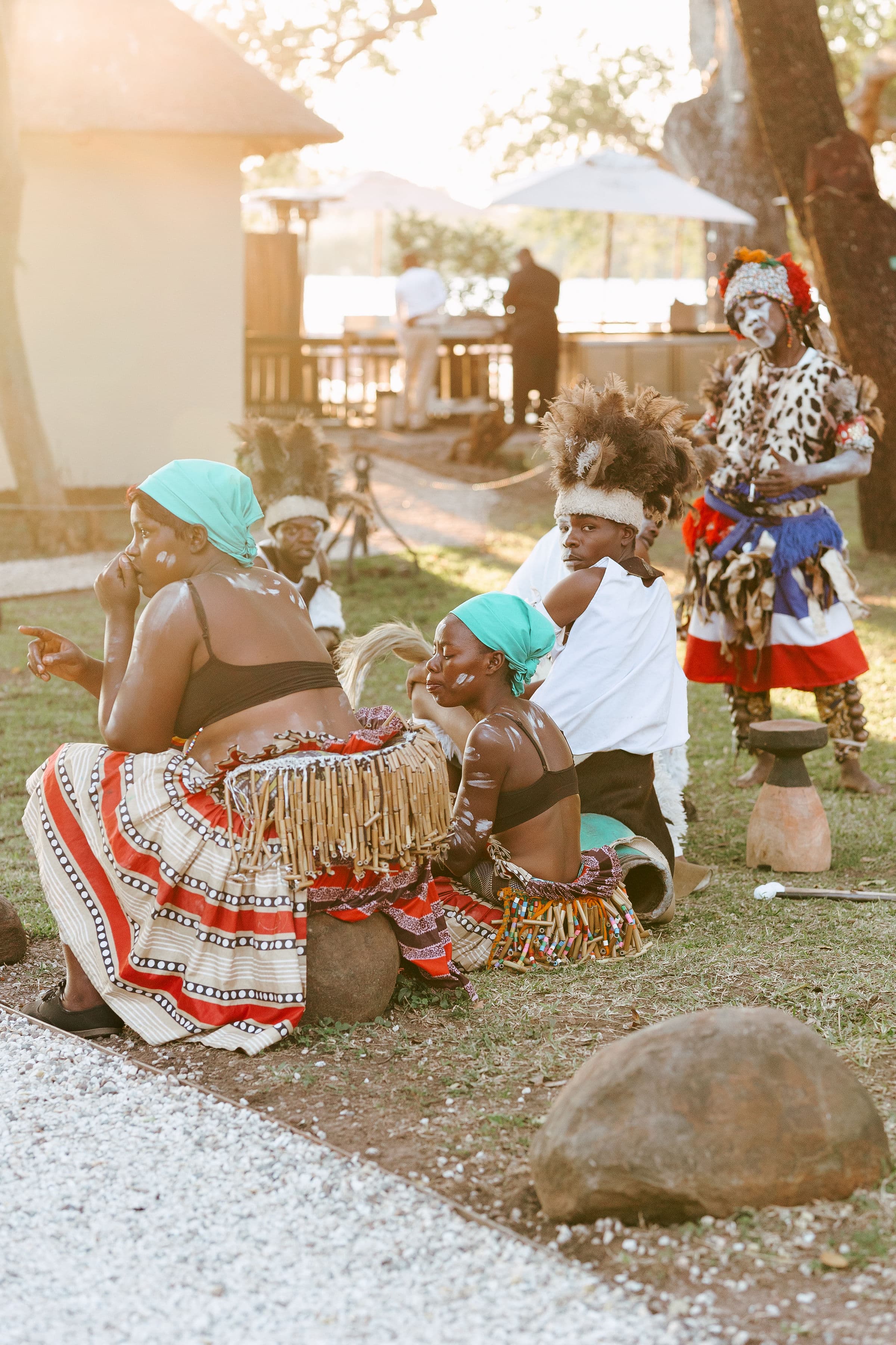 Wedding celebration at sunset, destination wedding videography